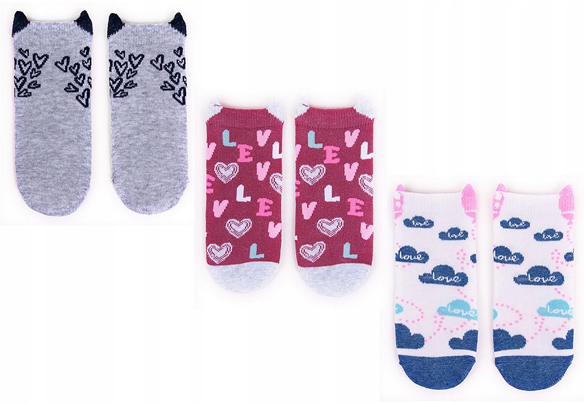 

3 x Skarpetki Abs z silikonową podeszwą yo! 23/26