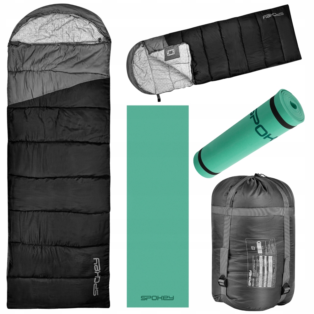 Turistický spací pytel Teplá obálka pod Stan 230 x 75 cm karimatka Spokey