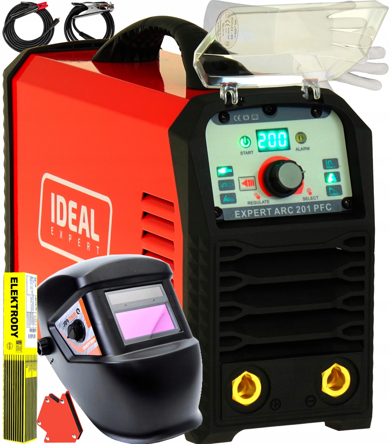 Inwerterowa Spawarka Elektrodowa Ideal 230V 200A
