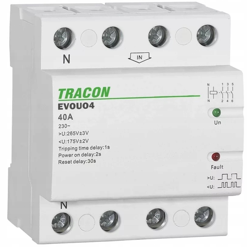 Automatický reléový/napäťový spínač EVOUO4 Tracon
