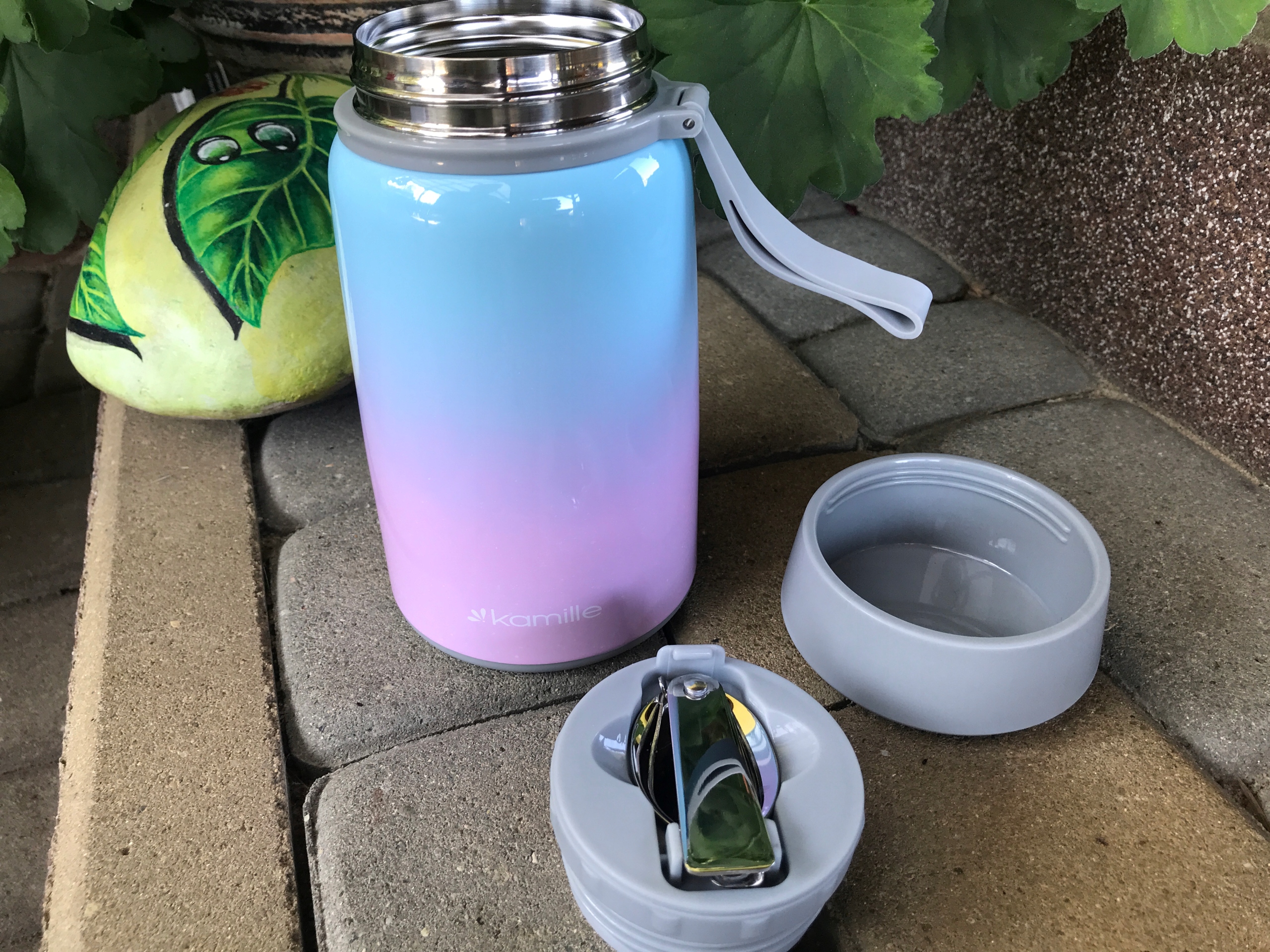 TERMOS OBIADOWY 800 ml LUNCH BOX NA ŻYWNOŚĆ ZUPĘ STALOWY MENAŻKA 0,8L Kolor wielokolorowy