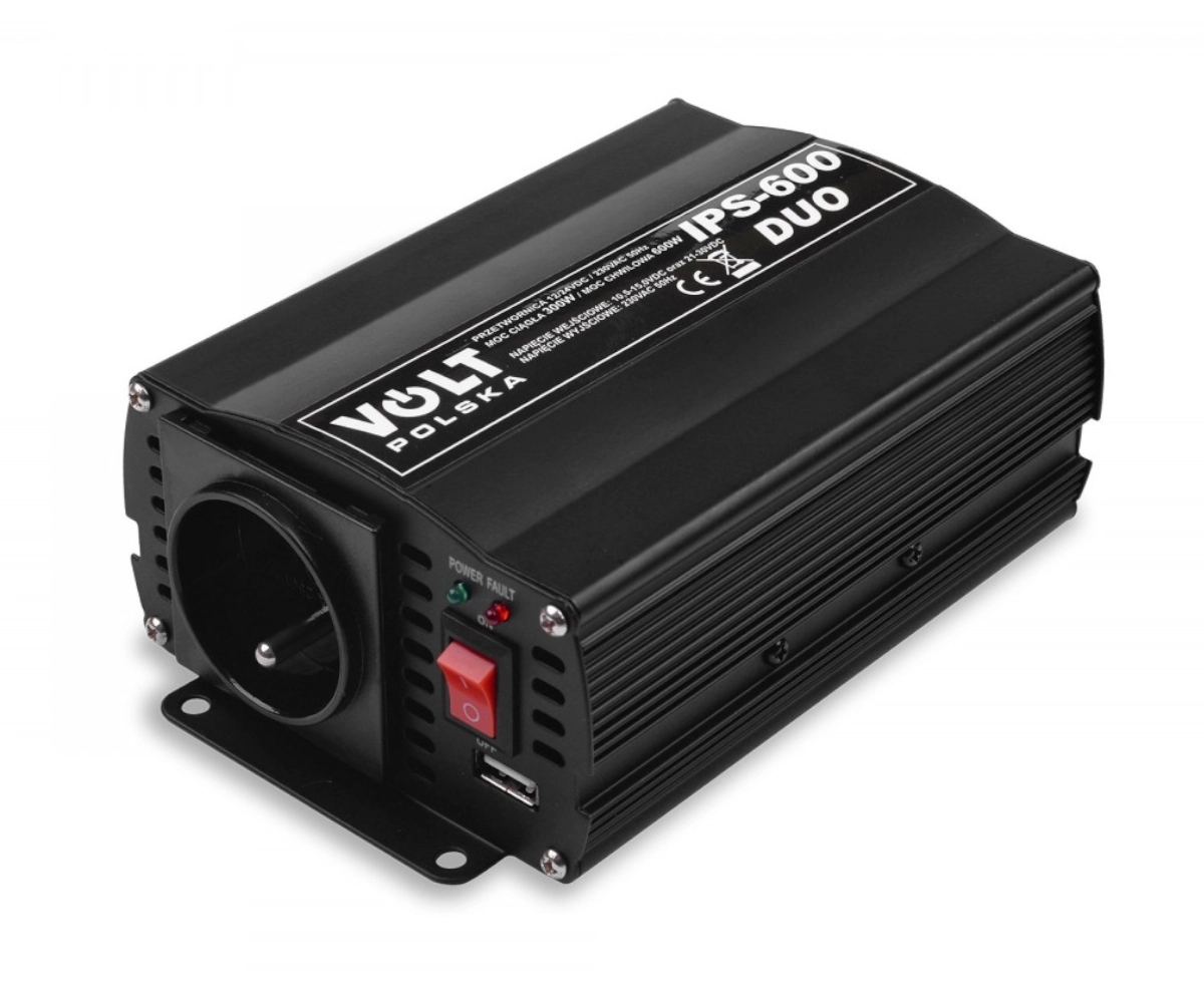 

Przetwornica Volt Polska 12V-24V na 230V 300/600W
