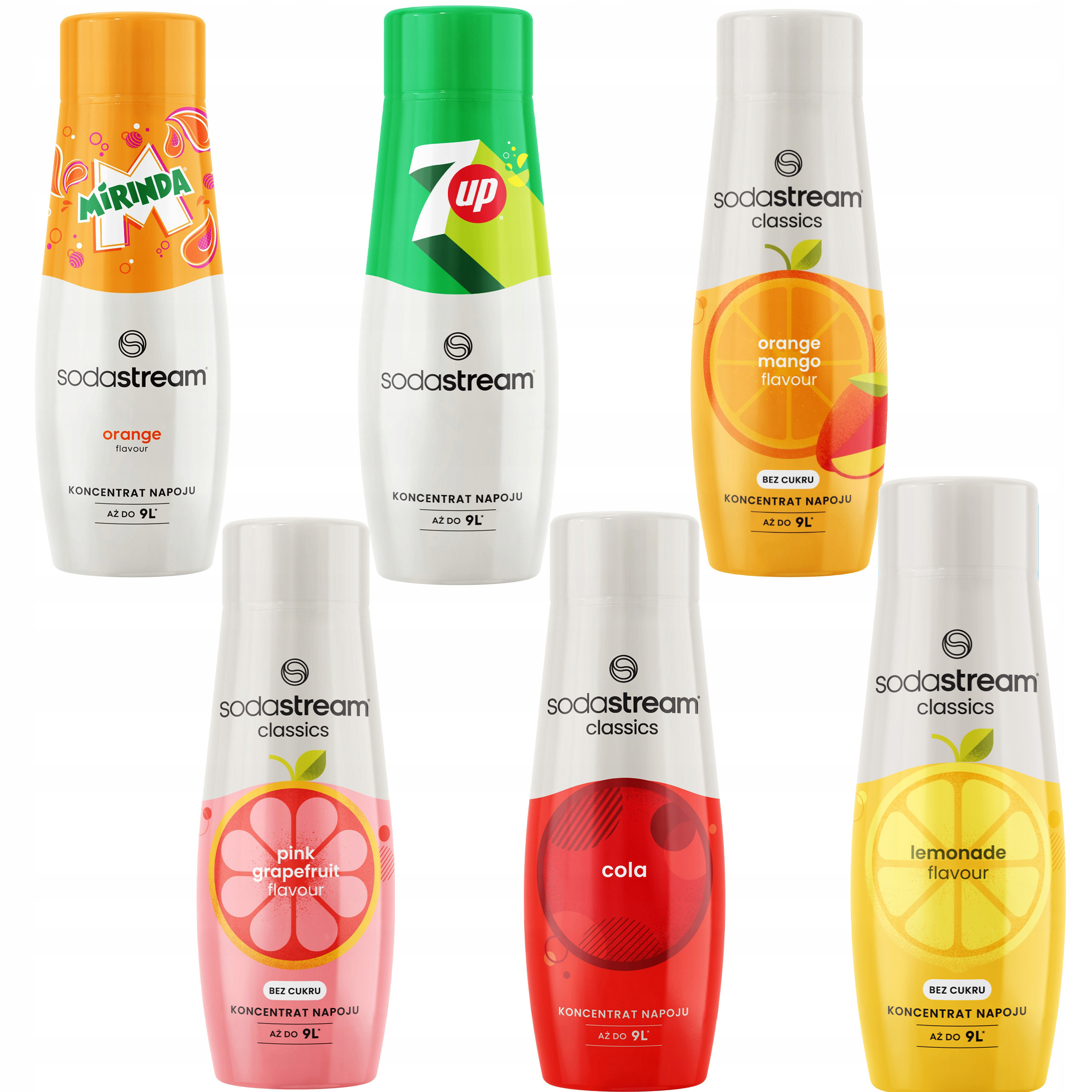 Levně Sodastream Sada koncentrátů, 6 příchutí, výrobník sody.