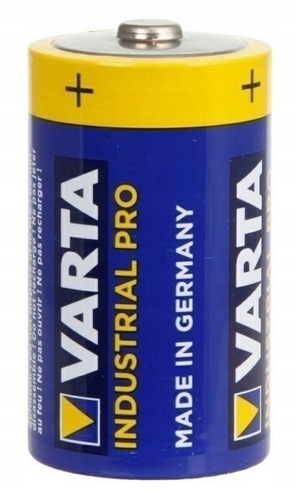10x LR20 BATERIE VARTA INDUSTRIAL D20 MOCNE 06-2033 Made in GERMANY Symbol baterii D (R20)