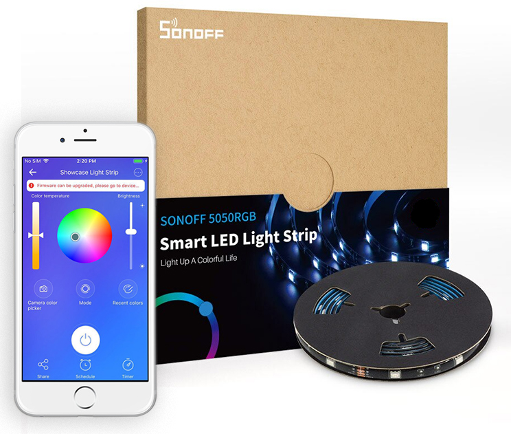 

Przedłużenie Taśmy Led Sonoff L1 5M WiFi Rgb