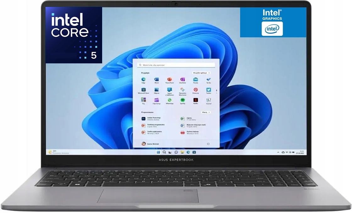 Notebook Asus ExpertBook P1 15,6" Fhd Core 5 210H 16GB SSD512GB W11Home