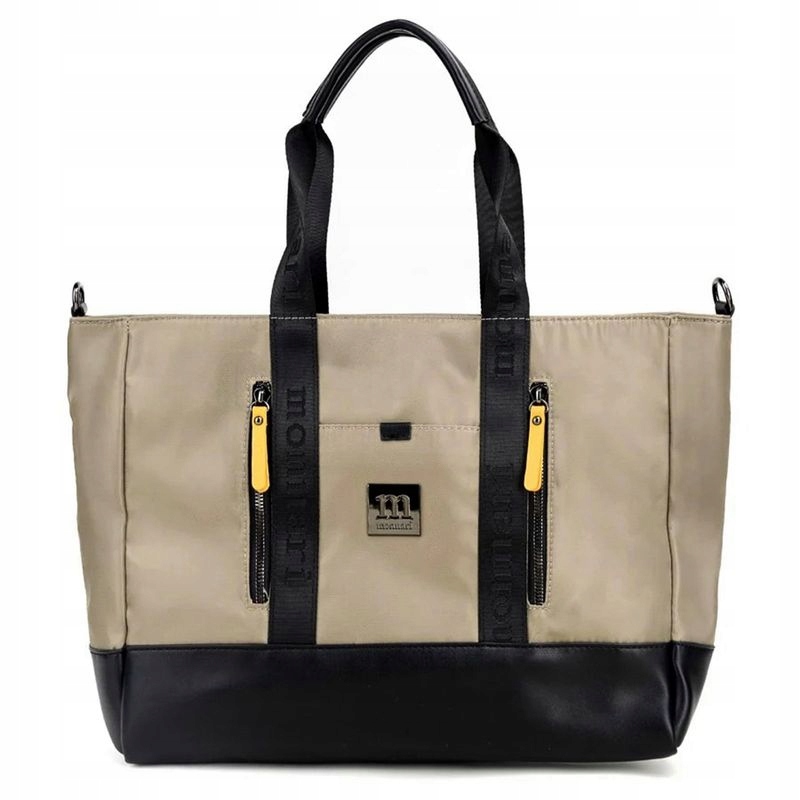 Shopper Kabelka Monnari BAG1900-M19 Šedo-černá, Kolekce Jaro 2026