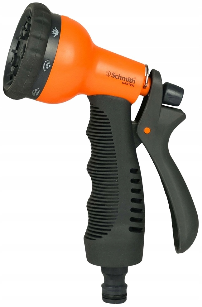 ZRASZACZ OGRODOWY PISTOLET DO PODLEWANIA 8 FUNKCJI DO WĄŻ OGRODOWY SCHMITH Kod producenta SGPI-02