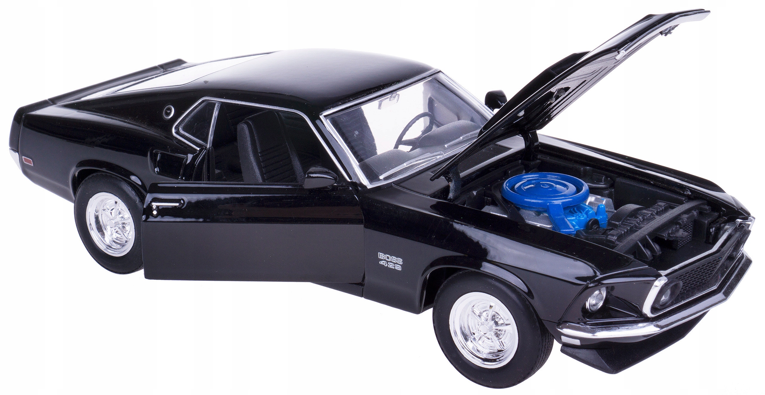 

Ford Mustang Boss 429 Model Metal Welly 1:24 Czarn