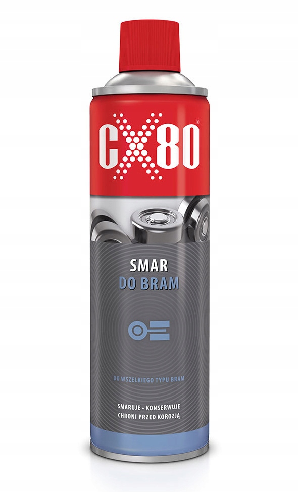 CX80 Smar Do Konserwacji Bram Kłódek Zamków Zawiasów Spray 500ml CX-80