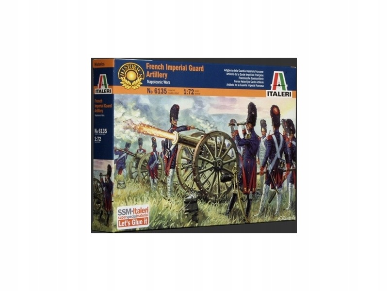 Italeri figurky French Imperial Guard Artillery (nap. Wars) (1:72)