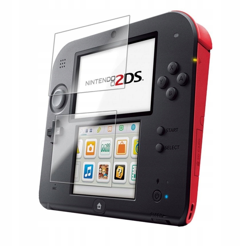You2K Dwie folie 2x folia ochronna na dwa ekrany konsoli Nintendo 2DS i 3DS
