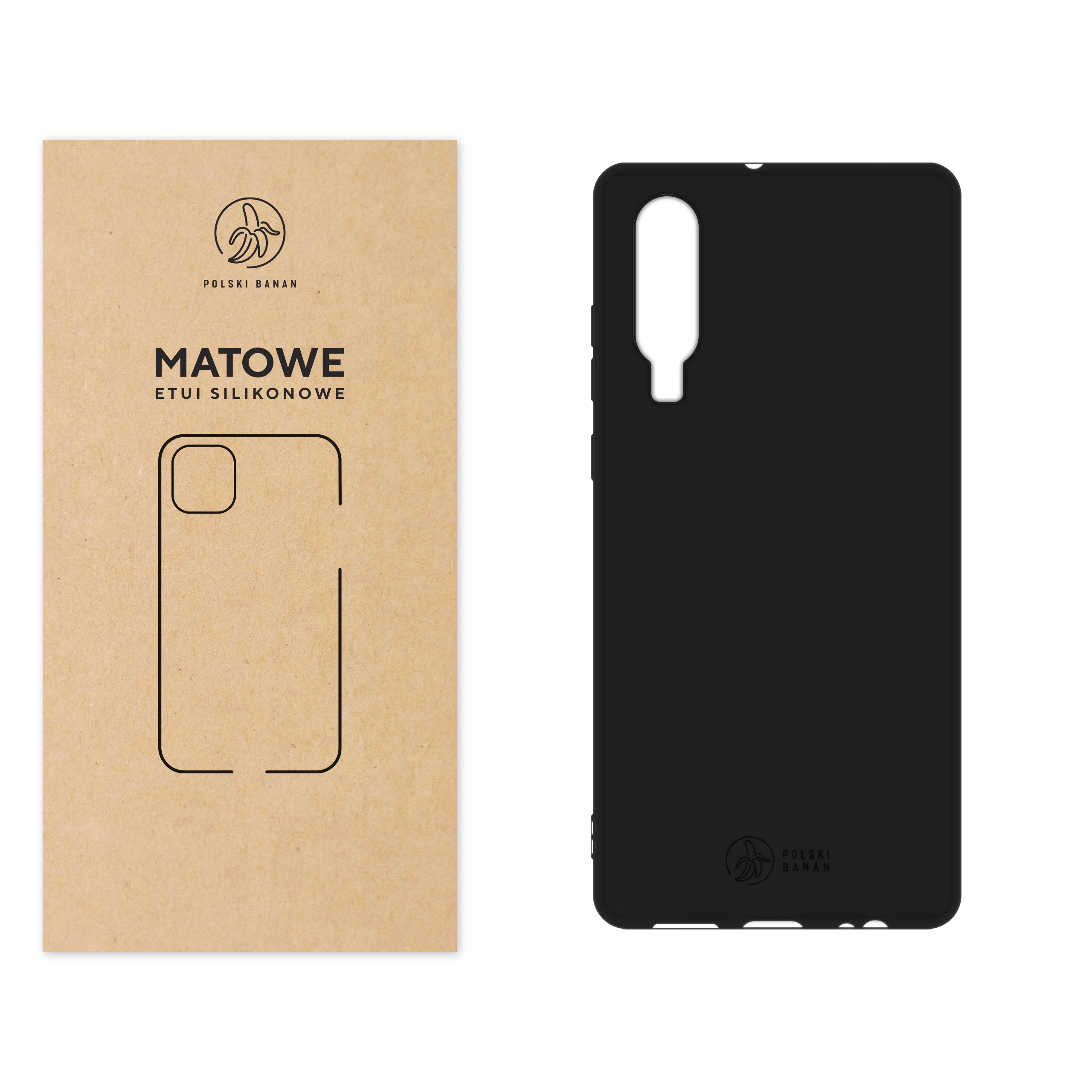 

Etui Matowe do Huawei P30 czarne