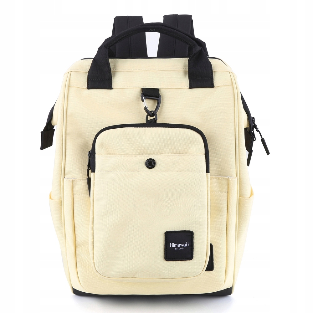 Plecak damski Himawari 0403 na laptopa 15" odpinana torebka 08 żółty