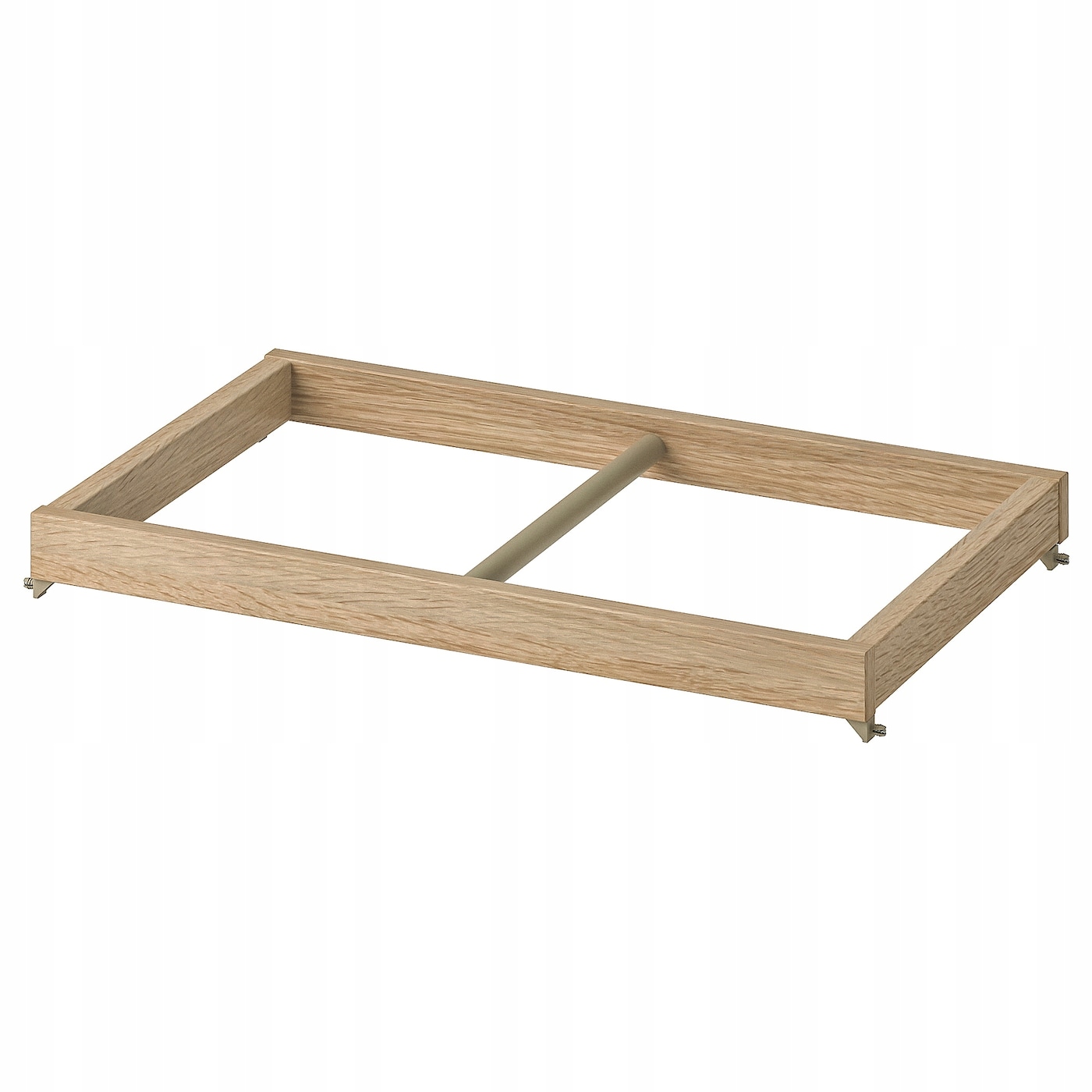Tyč do skříně dub bílý 50x35 cm Komplement