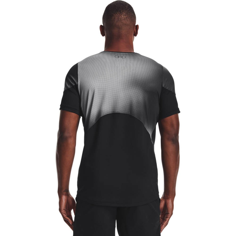 Tričko Sportovní pánské tričko Under Armour Rush Print Černo-bílé vel. S