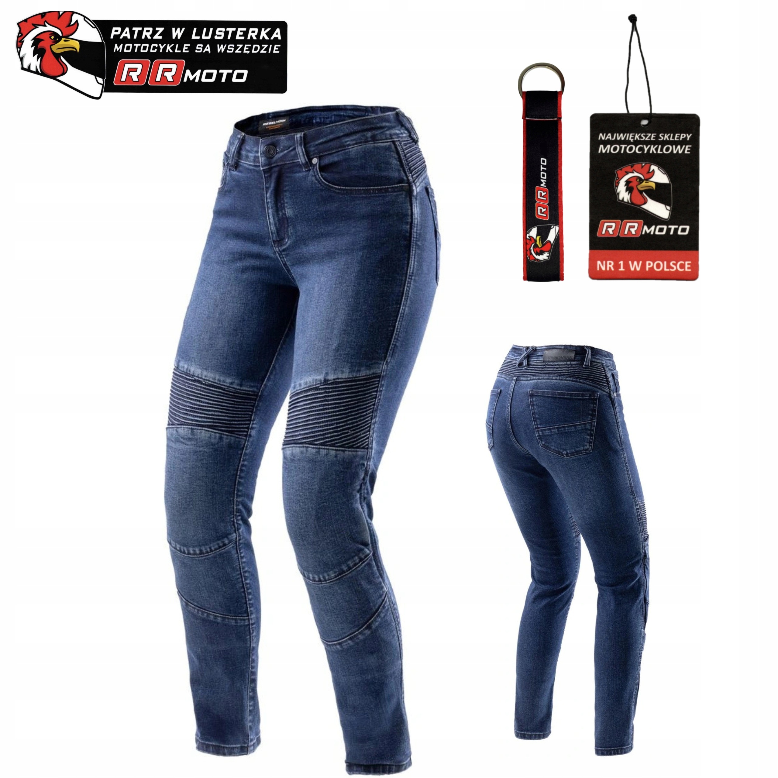 Dámske džínsy Rebelhorn Agness 2 Monolayer Washed Blue modré Darčeky