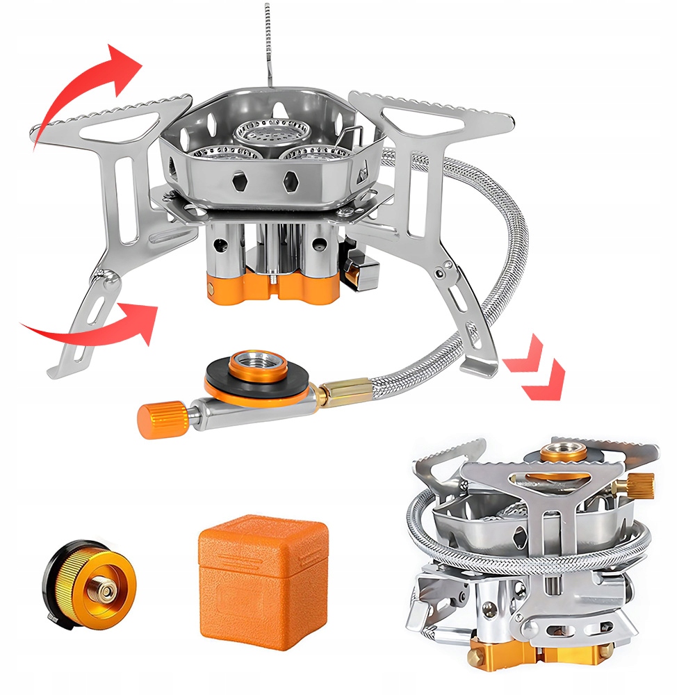 Plynový hořák na kartuše Mini Turistický plynový vařič Camping Adapter