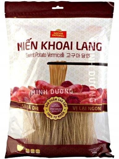 3X Minh Duong Těstoviny vermicelli ze sladkých brambor 500 g