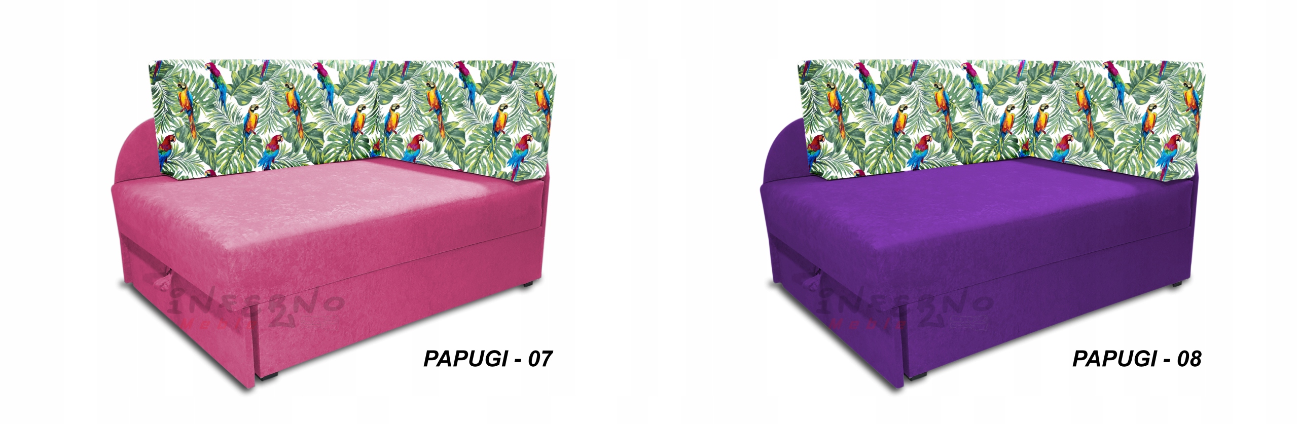 Łóżko dziecięce, narożnik dla dziecka, rozkładane Długość mebla 172 cm