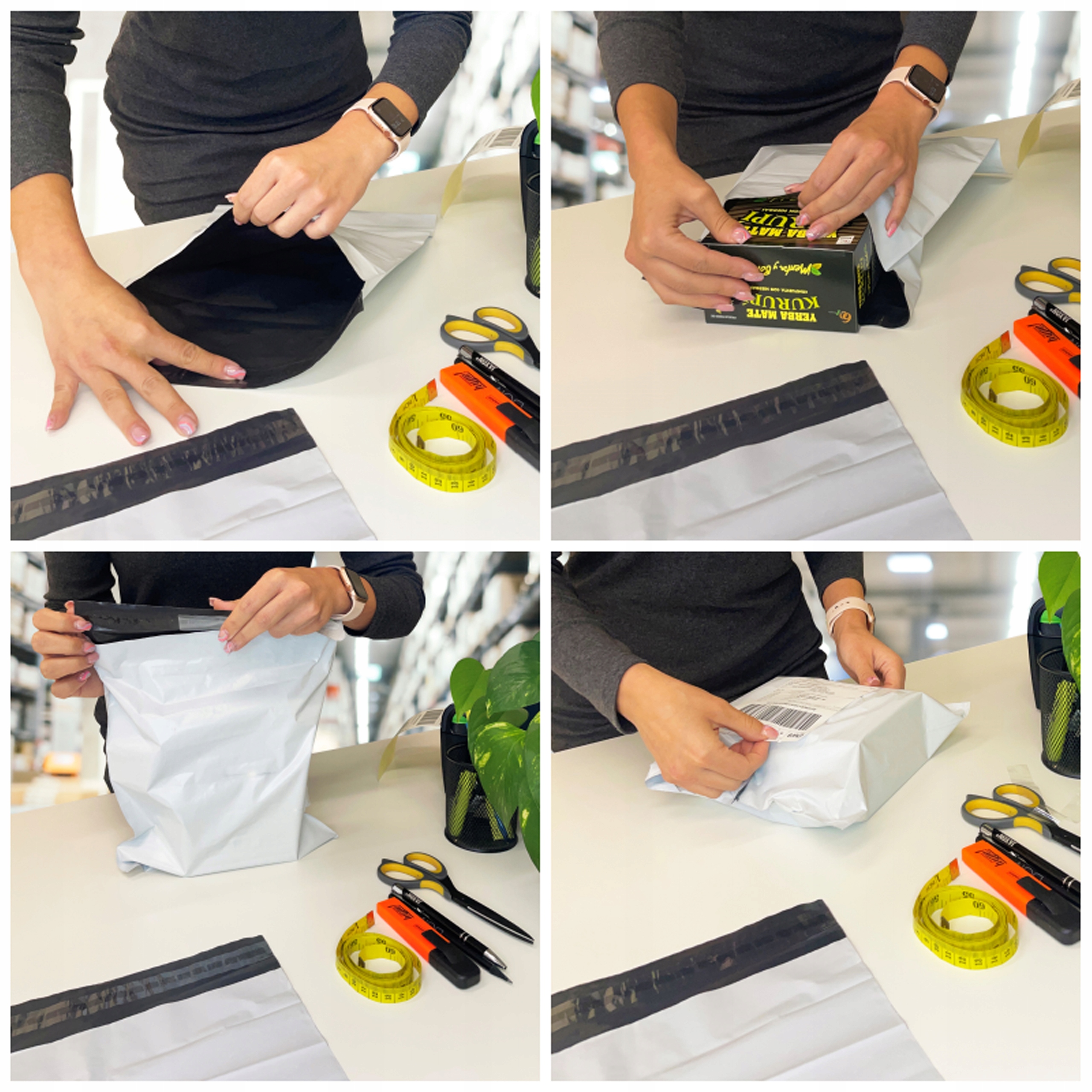 FOLIOPAKI KURIERSKIE BIAŁE B3 400x500 50 szt Stan opakowania oryginalne