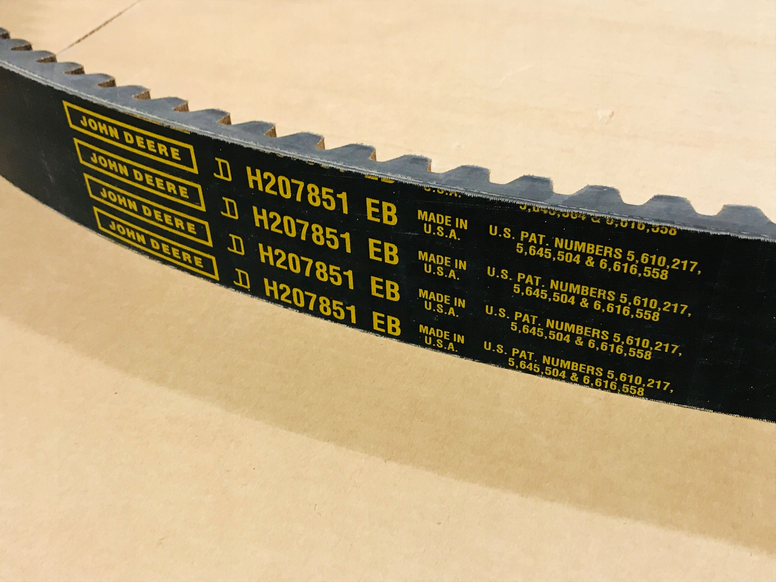 PAS KLINOWY NAPEDU ROTORA JOHN DEERE H207851 Machine brand John Deere other