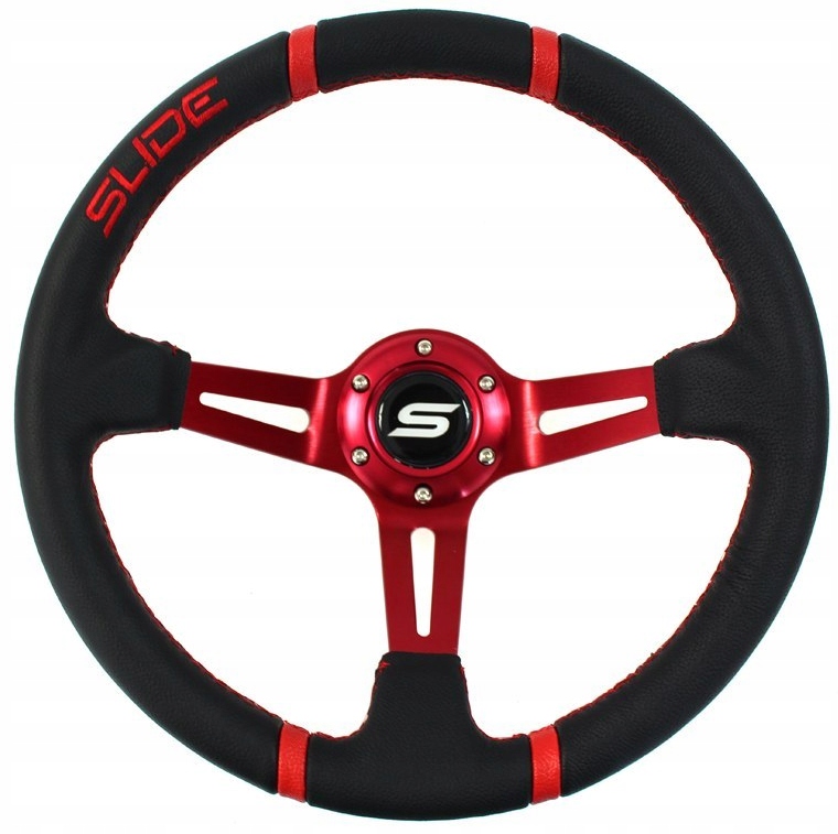 

Kierownica Sportowa Skórzana Slide Skóra 35cm