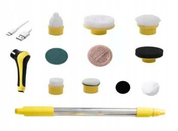 Levně Elektrický kartáč Shine Mate – 10v1, vodotěsný, IP68, 60 W