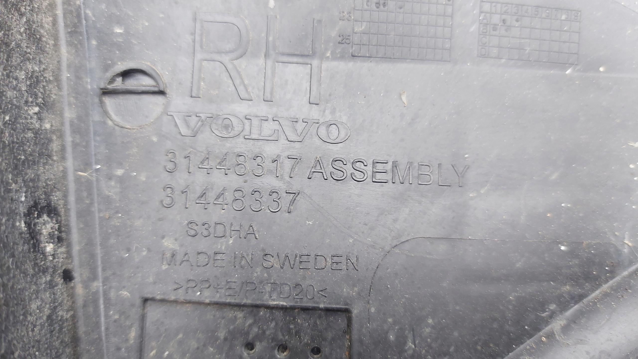 moulding door right front VOLVO XC40 II 17