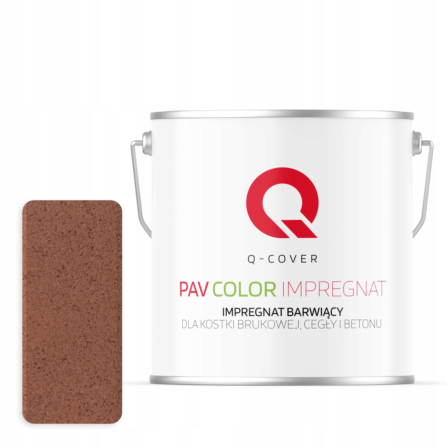 Barvící Impregnát Pro Dlažební Kostky Z Cihel Betonu, Cihlová Barva, 8004 5 L