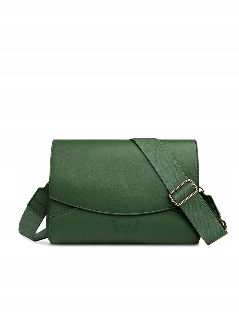 Crossbody kabelka Vuch Danita zelená koženková elegantní 25 cm