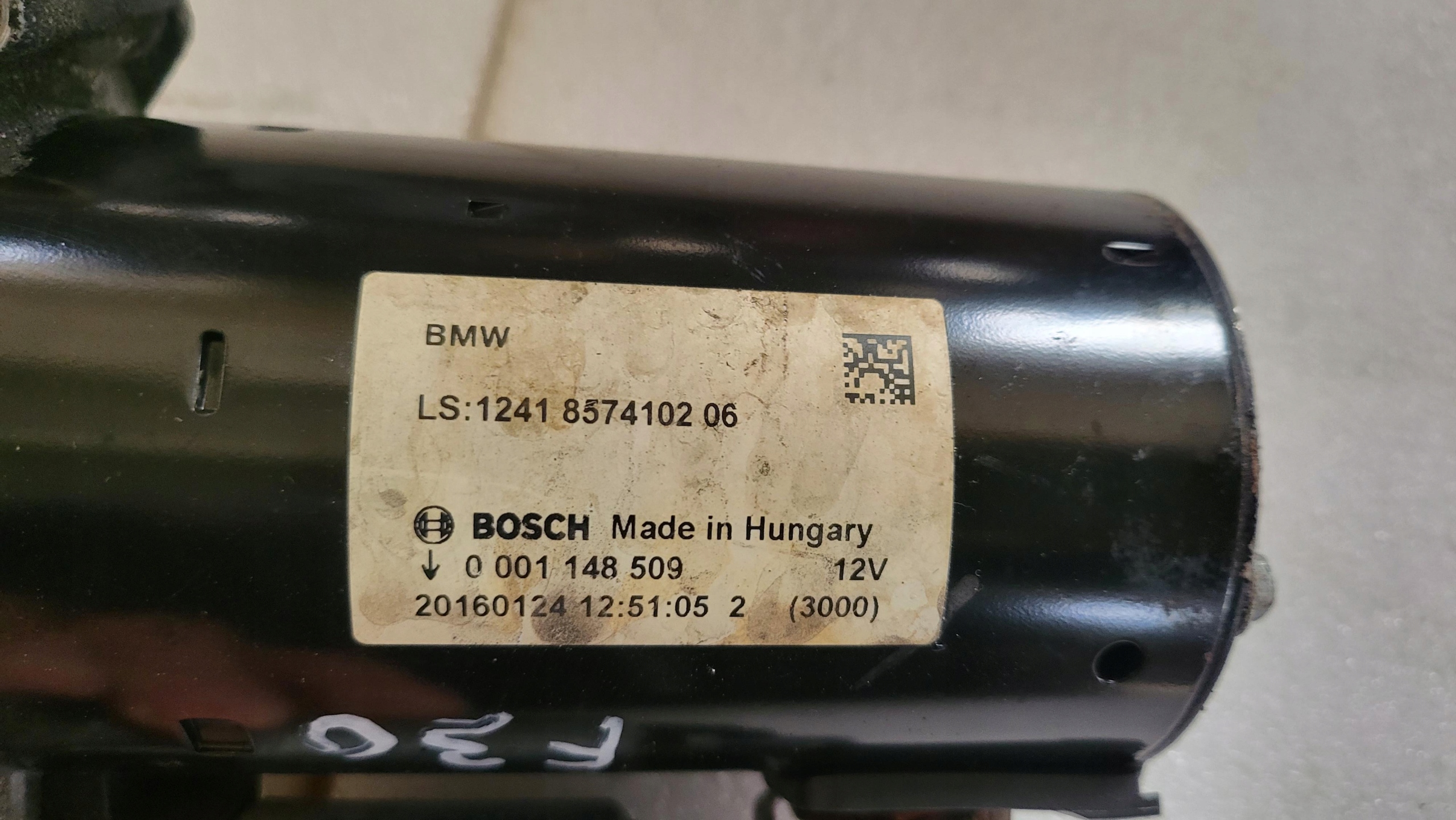 starter BMW 330 D F30 F31 0001148509