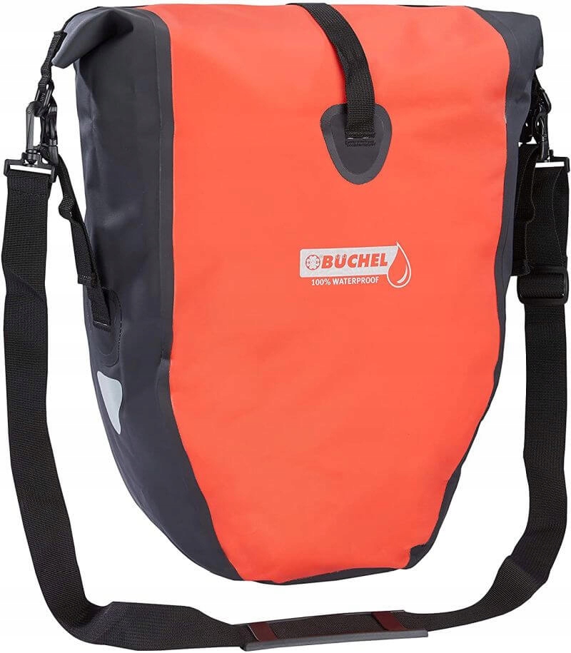 Cyklistická brašna na zadní část 25 l černo-červená Buchel