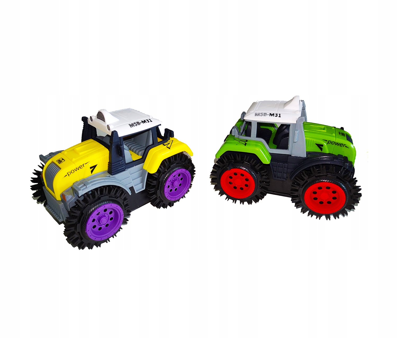 PRZEWROTKA Auto Pojazd Traktor JEŹDZI i ODBIJA SIĘ Marka Toys