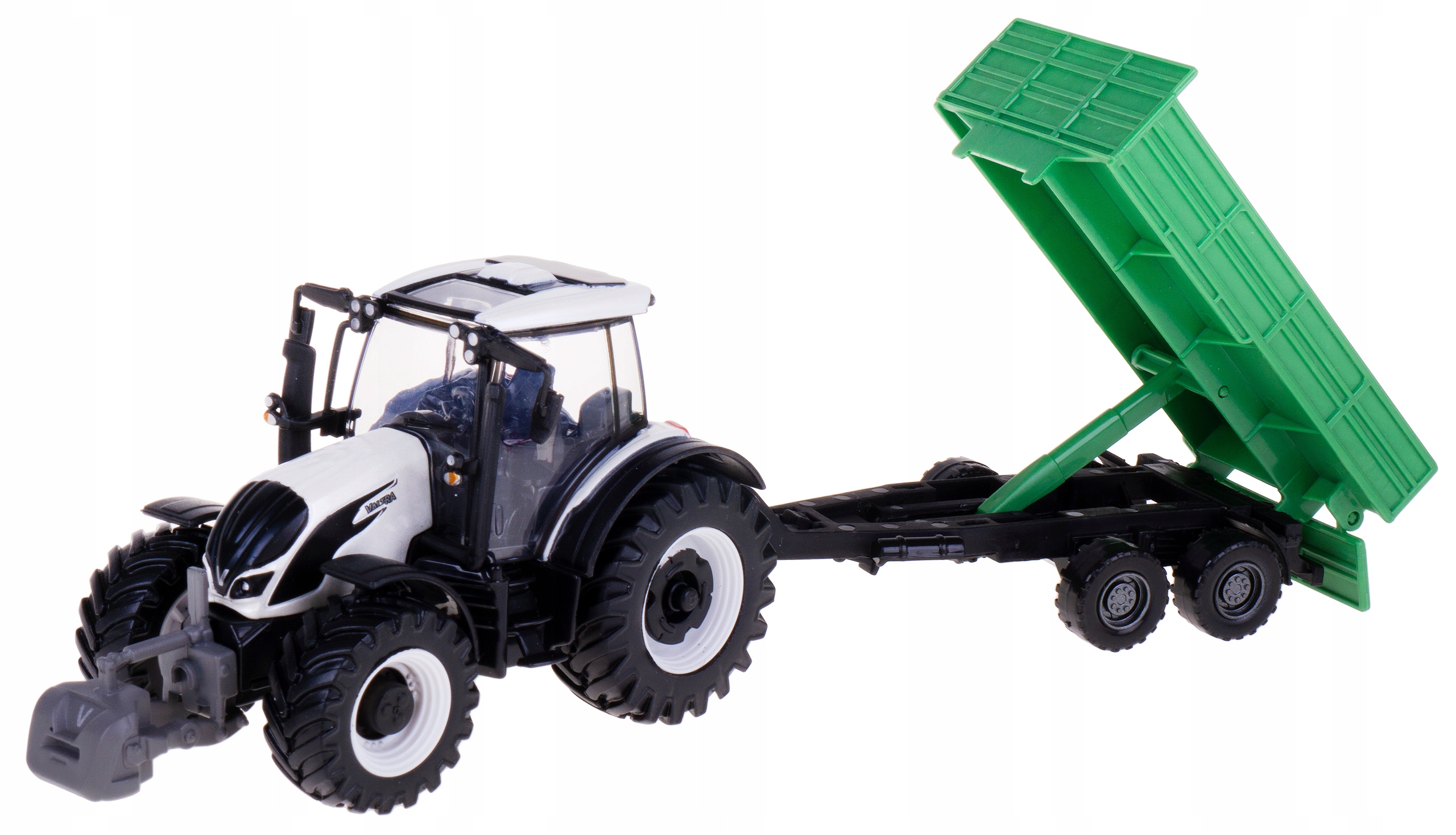 TRAKTOR VALTRA N174 Z PRZYCZEPĄ MET/ PLAS BBURAGO Materiał metal plastik