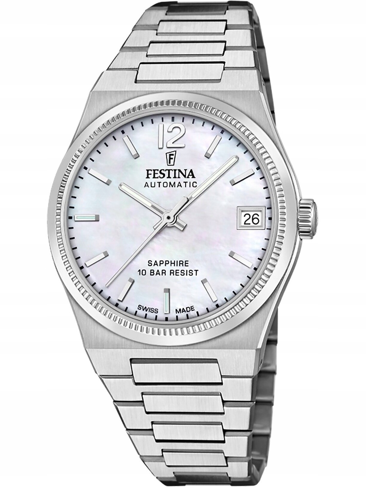 Nové, Originální Hodinky Festina Swiss Made 20029/1 Automatic