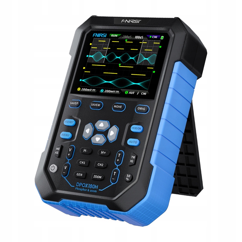 Fnirsi DPOX180H Osciloskop 2W1 180MHz 500MSPS Dds 20MHz Fft Ips Usb 120Mbit