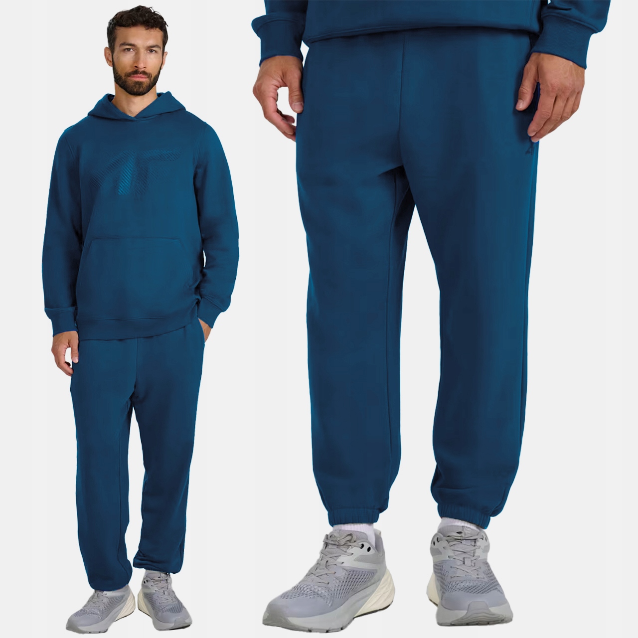 Spodnie Męskie 4F Dresowe Sportowe Joggery M1139 Dresy Dres Na Co Dzień XL