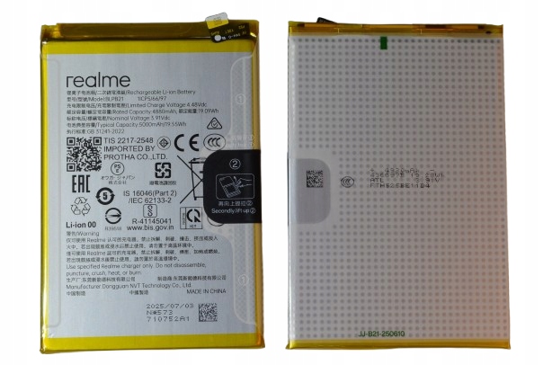 Oryginalna Bateria Realme C61 BLPB21 5000mAh