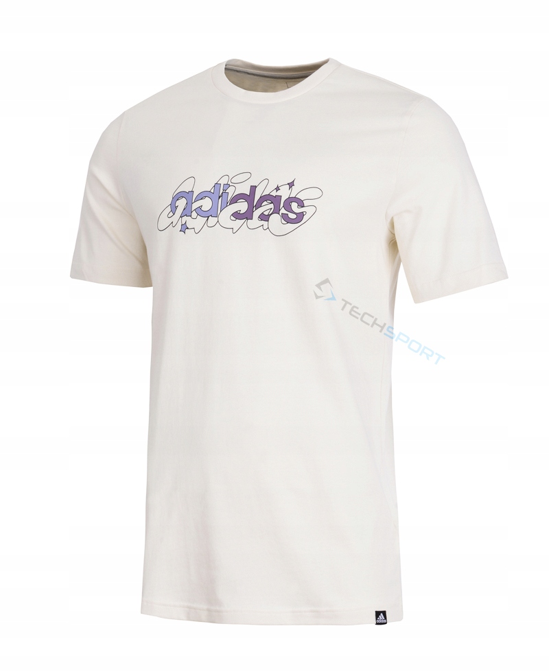 Adidas Koszulka T-shirt Bawełniana Illustrated Linear Graphic M