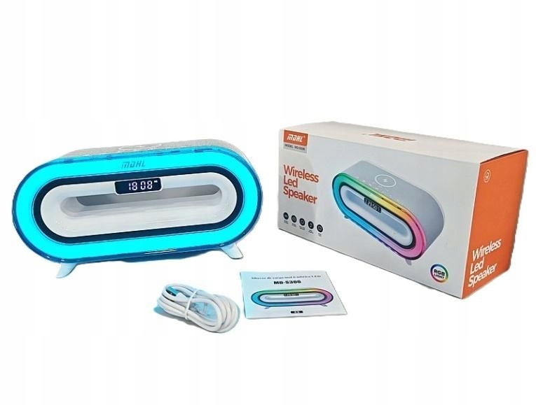 Přenosný reproduktor s nabíječkou telefonu Adar Bluetooth Bílý Mini Kompaktní
