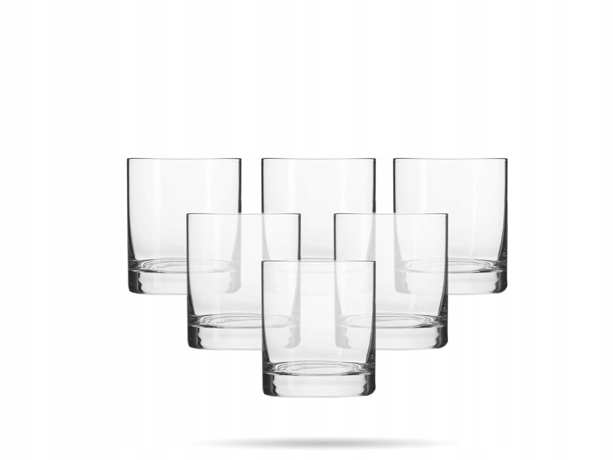

6 szklanek niskich do whisky 250 ml Basic Krosno