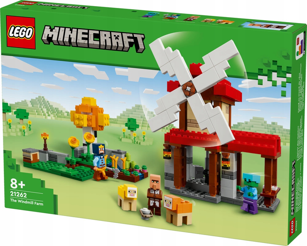 LEGO Minecraft 21262 Farma z wiatrakiem