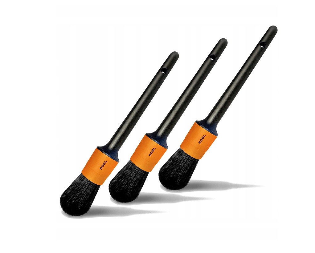 ZESTAW 3 PĘDZLI DETAILINGOWYCH 8 12 16