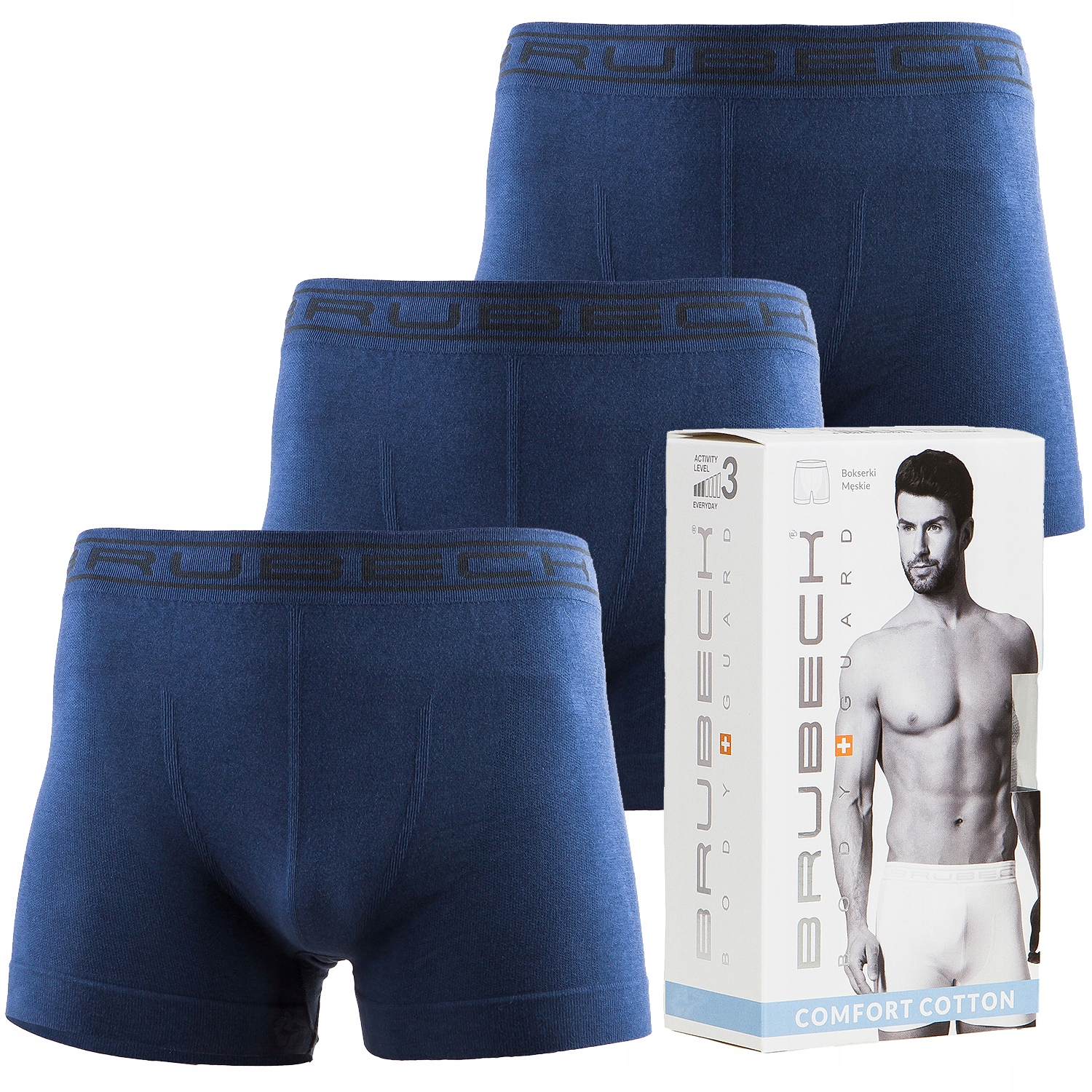 

Zestaw Bokserki Majtki 3szt Brubeck Cotton M BL55
