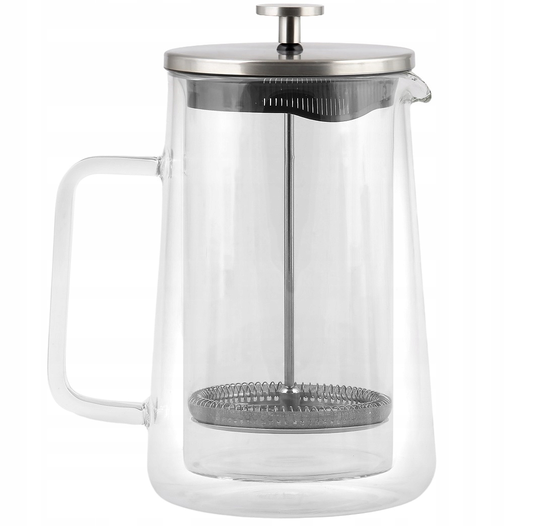 VIALLI DIVA DZBANEK ZAPARZACZ TŁOKOWY Z PODWÓJNĄ ŚCIANKĄ KAWY HERBATY ZIÓŁ Marka Vialli Design