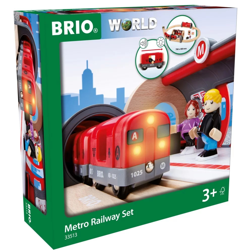 Brio World Zestaw Startowy Metro Dworzec Kolejowy 33513