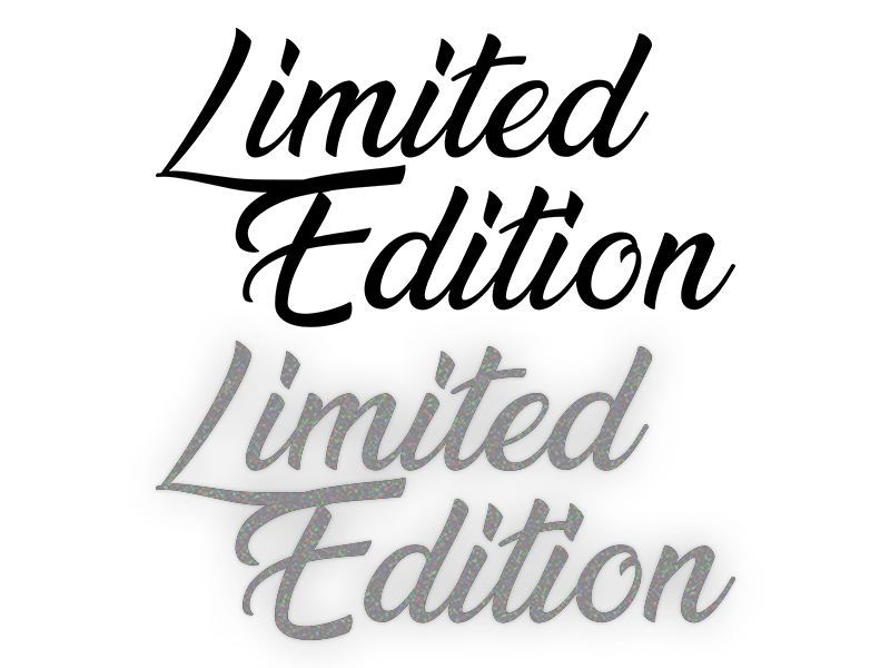 LIMITED EDITION - Naklejka na samochód na auto - O
