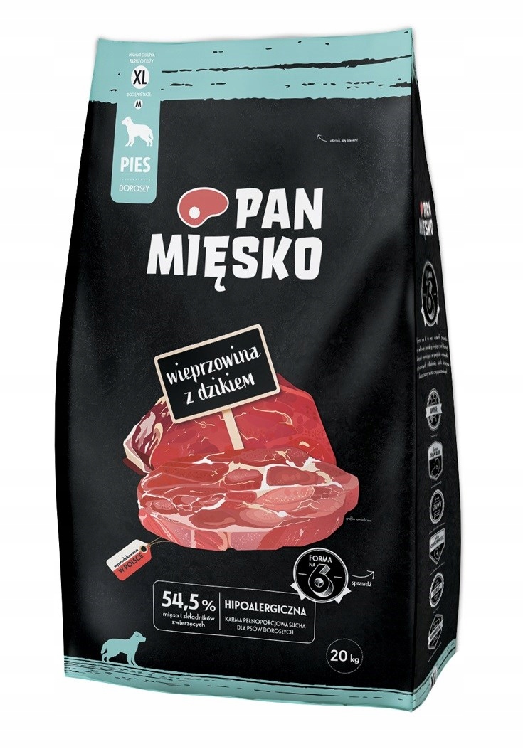 Pan Mięsko Vepřové s divočákem XL 20 kg
