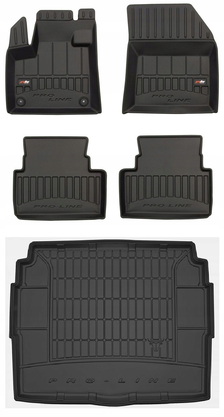 Set 3D Gumové rohože a rohož do kufru Citroen C5 Aircross od 2018- d